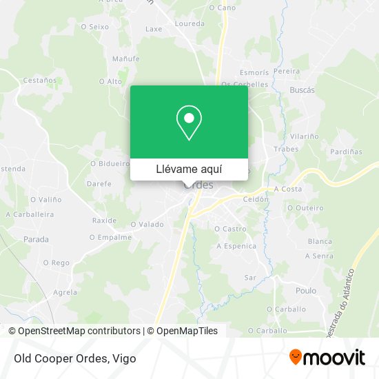 Mapa Old Cooper Ordes