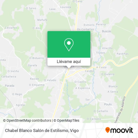 Mapa Chabel Blanco Salón de Estilismo