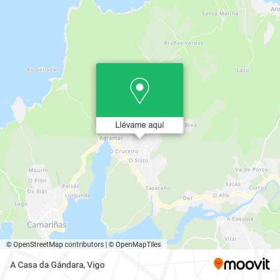Mapa A Casa da Gándara
