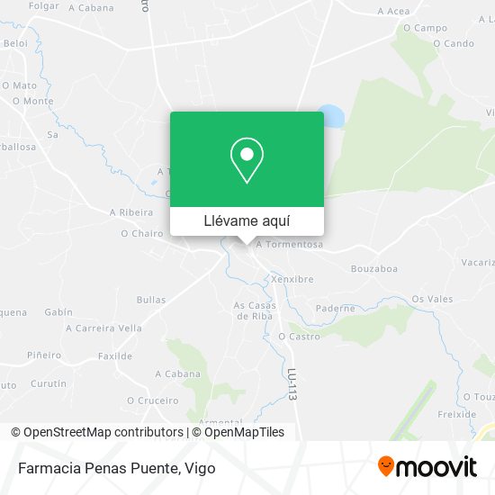 Mapa Farmacia Penas Puente