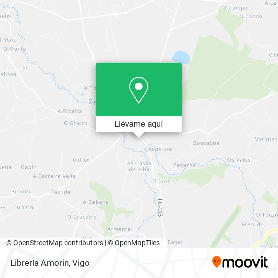 Mapa Librería Amorin