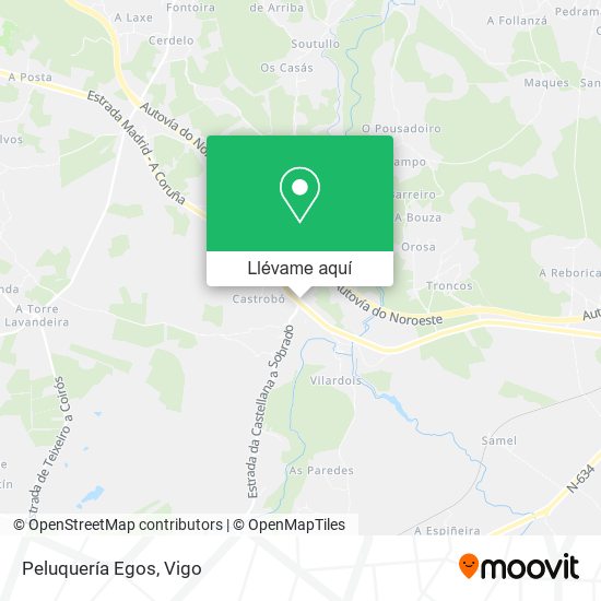 Mapa Peluquería Egos