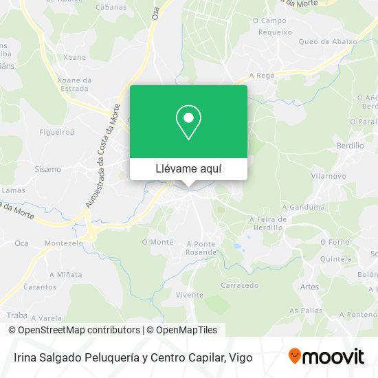 Mapa Irina Salgado Peluquería y Centro Capilar