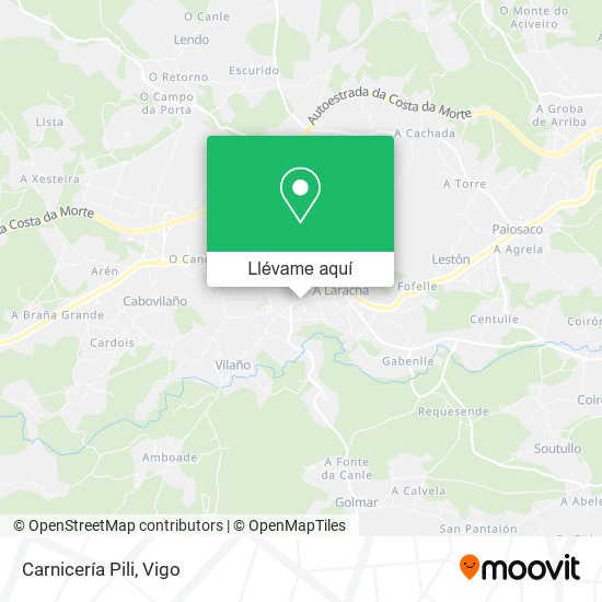 Mapa Carnicería Pili