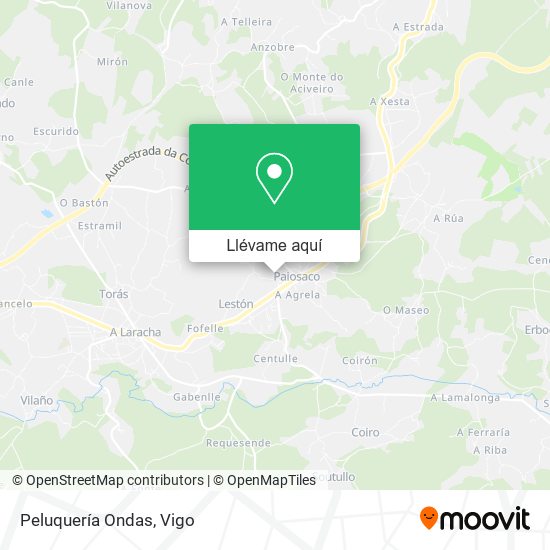 Mapa Peluquería Ondas