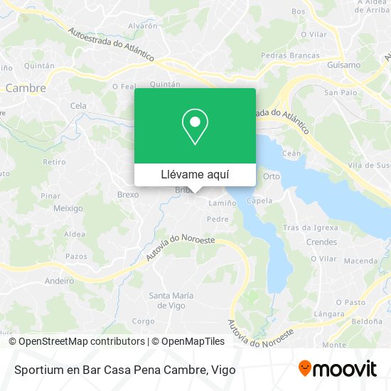 Mapa Sportium en Bar Casa Pena Cambre