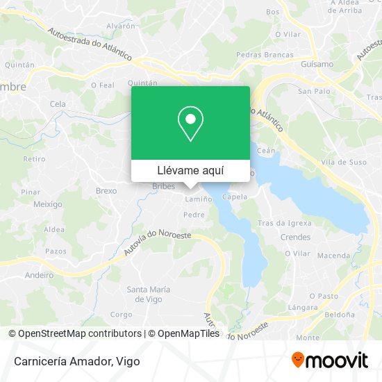 Mapa Carnicería Amador
