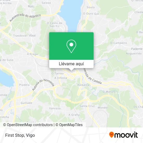 Mapa First Stop