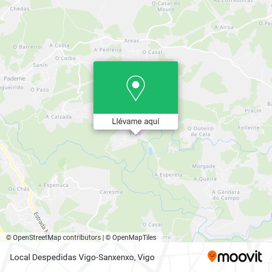 Mapa Local Despedidas Vigo-Sanxenxo