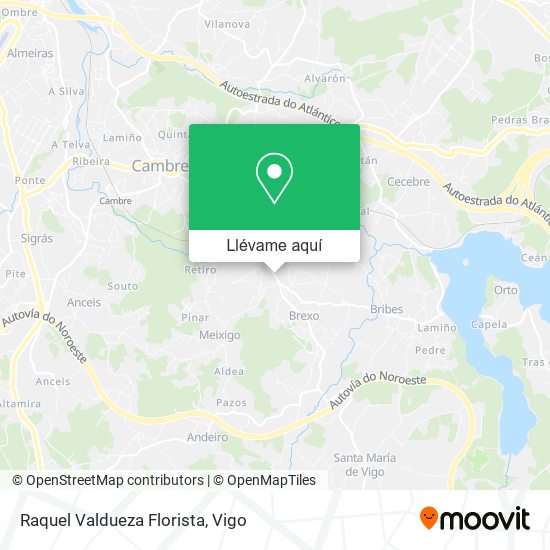 Mapa Raquel Valdueza Florista