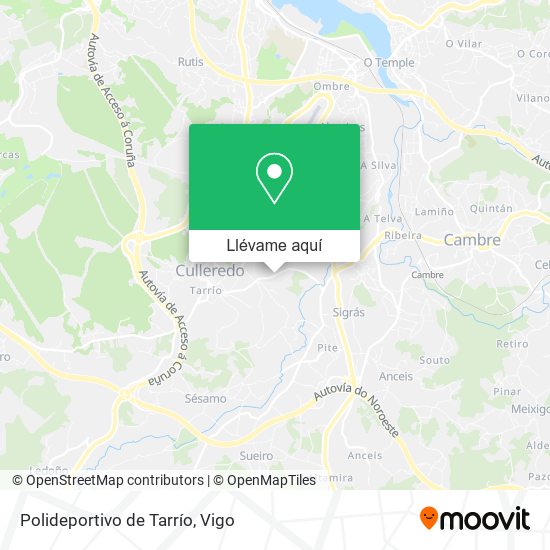Mapa Polideportivo de Tarrío