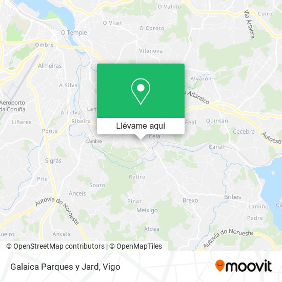 Mapa Galaica Parques y Jard