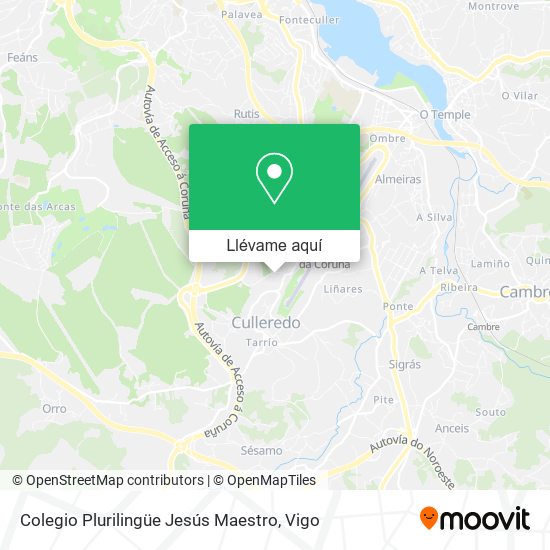 Mapa Colegio Plurilingüe Jesús Maestro