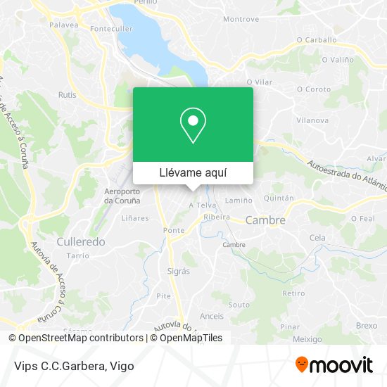 Mapa Vips C.C.Garbera