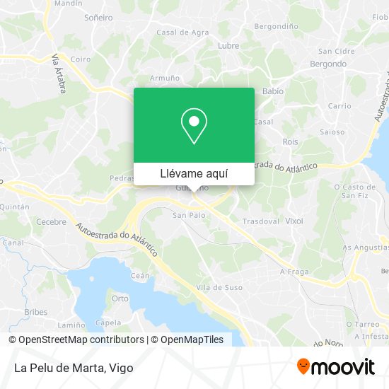 Mapa La Pelu de Marta