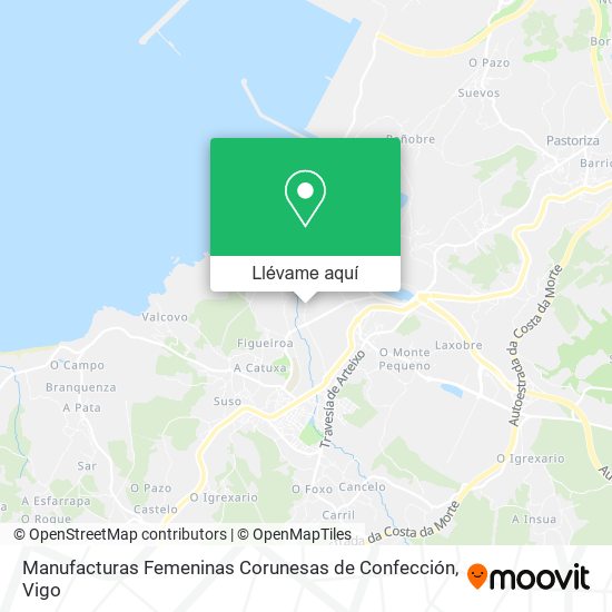 Mapa Manufacturas Femeninas Corunesas de Confección