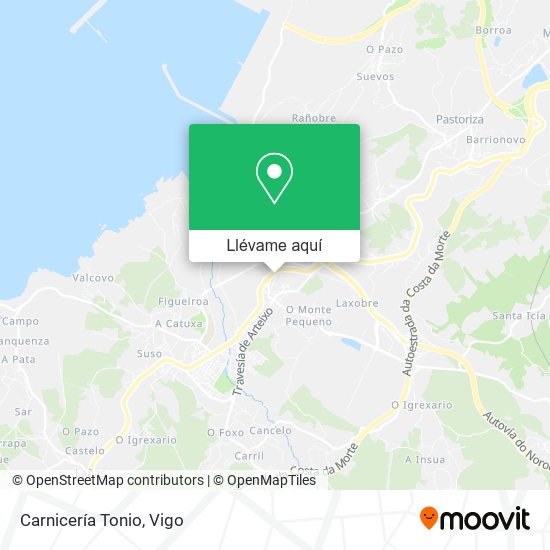 Mapa Carnicería Tonio