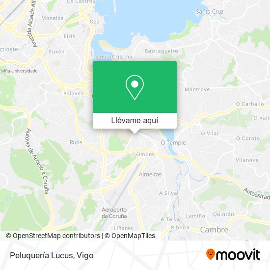 Mapa Peluquería Lucus