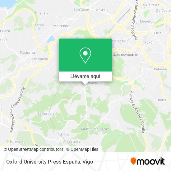 Mapa Oxford University Press España