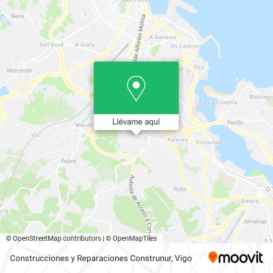 Mapa Construcciones y Reparaciones Construnur