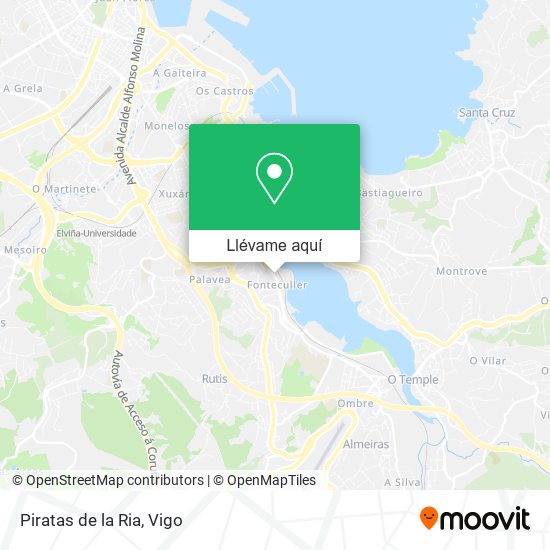Mapa Piratas de la Ria