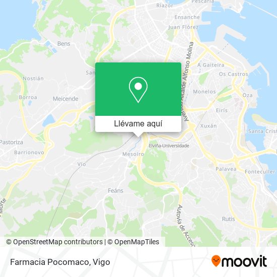 Mapa Farmacia Pocomaco