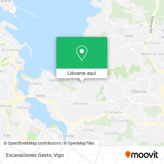 Mapa Excavaciones Gesto