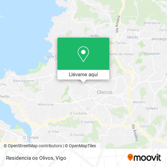 Mapa Residencia os Olivos