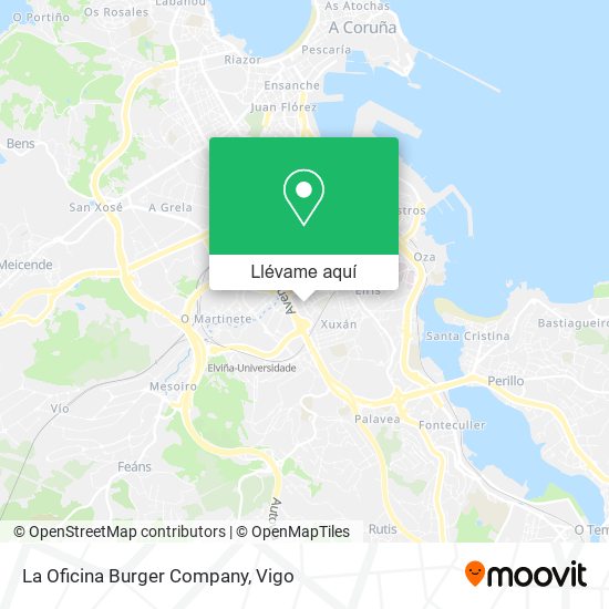 Mapa La Oficina Burger Company