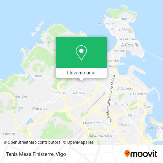 Mapa Tenis Mesa Finisterre