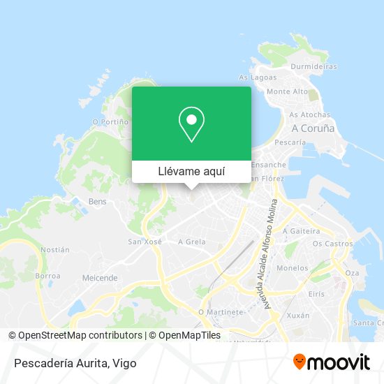 Mapa Pescadería Aurita