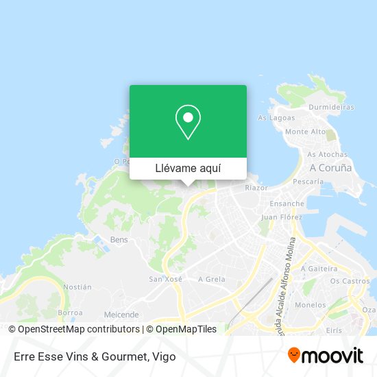 Mapa Erre Esse Vins & Gourmet