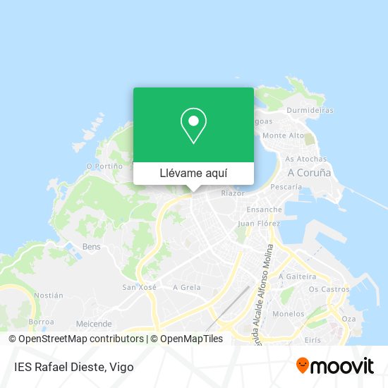 Mapa IES Rafael Dieste