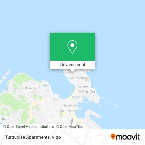 Mapa Turquoise Apartments