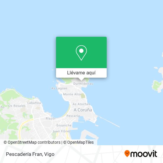 Mapa Pescadería Fran