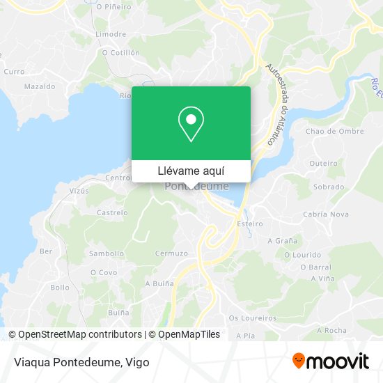 Mapa Viaqua Pontedeume