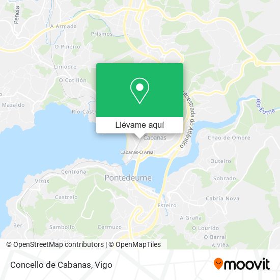 Mapa Concello de Cabanas