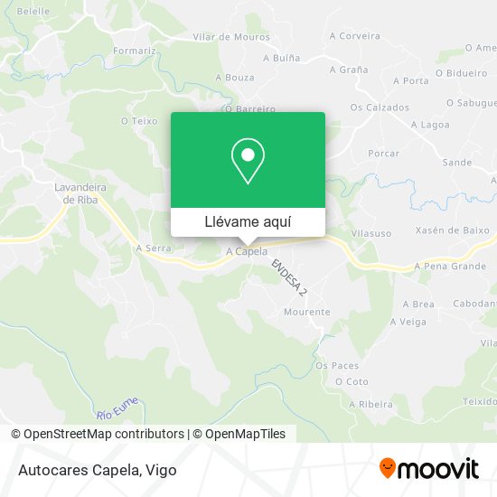 Mapa Autocares Capela