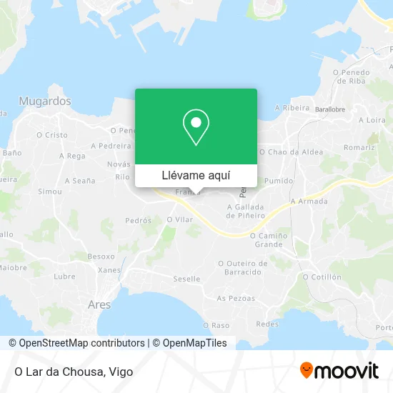 Mapa O Lar da Chousa