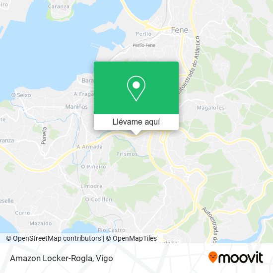 Mapa Amazon Locker-Rogla