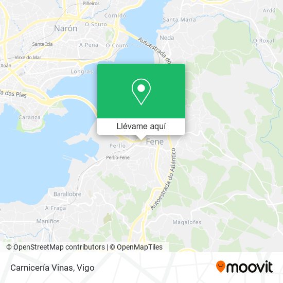Mapa Carnicería Vinas