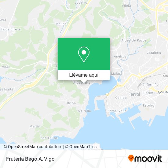Mapa Frutería Bego.A