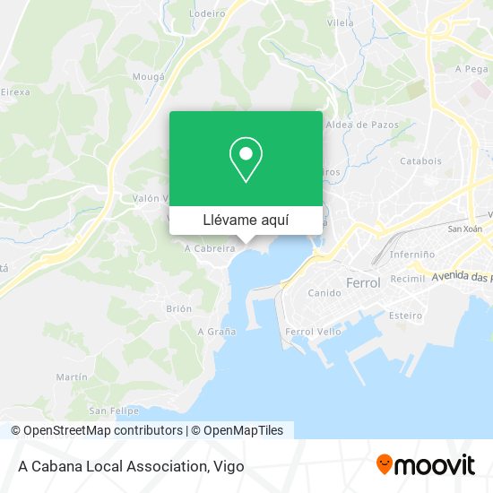 Mapa A Cabana Local Association