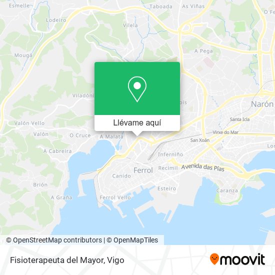 Mapa Fisioterapeuta del Mayor