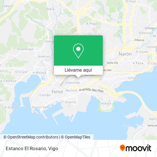 Mapa Estanco El Rosario