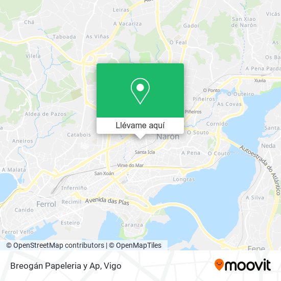 Mapa Breogán Papeleria y Ap