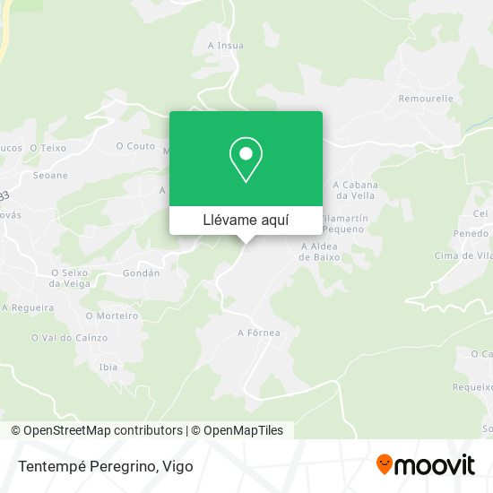 Mapa Tentempé Peregrino