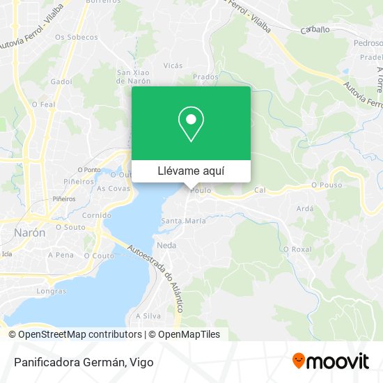 Mapa Panificadora Germán