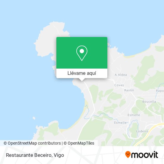 Mapa Restaurante Beceiro