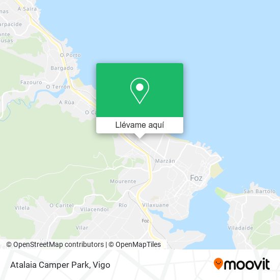 Mapa Atalaia Camper Park